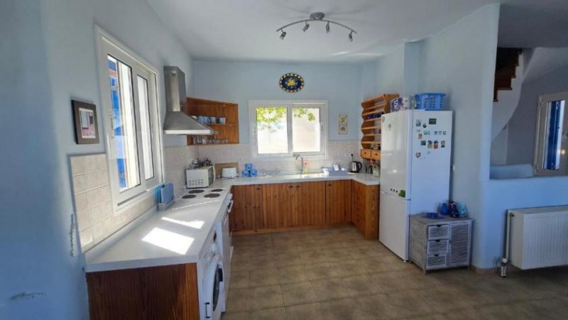 Plaka bei Chania Kreta, Plaka: Mediterrane Inselvilla mit Meer- und Bergblick im Apokoronas zu verkaufen Haus kaufen